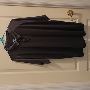 KNQR dark charcoal gray short sleeve polo shirt stretch XXL Excellent condition…